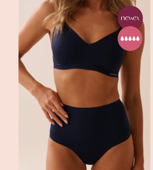 Regular Absorbency High Waist Bikini Period Panty
