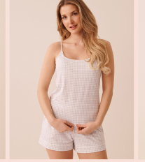 Cotton Cami with Shelf Bra
