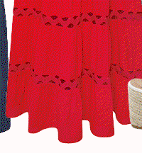 RED SLEEVELESS TIERED MAXI DRESS
