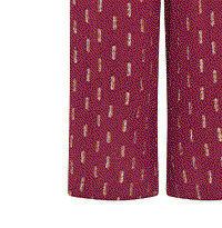 FOIL DETAIL CROPPED TROUSERS