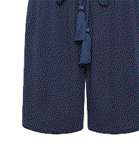 NAVY BLUE CRINKLE SHORTS