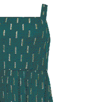 FOIL DETAIL MAXI DRESS