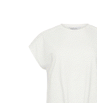EMBROIDERED TIE FRONT T-SHIRT
