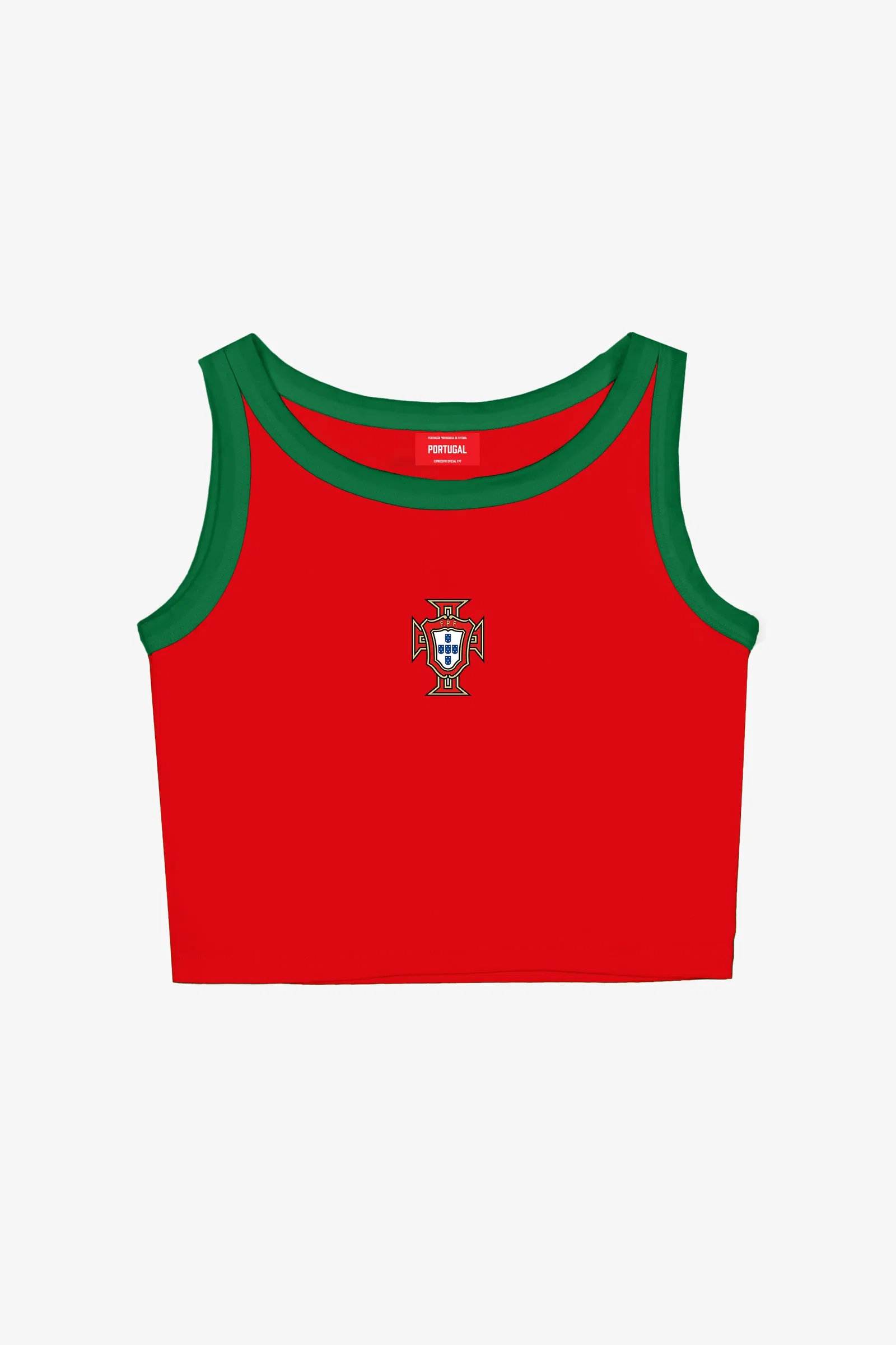 Image of Portugal Women's Cropped Tank - Red