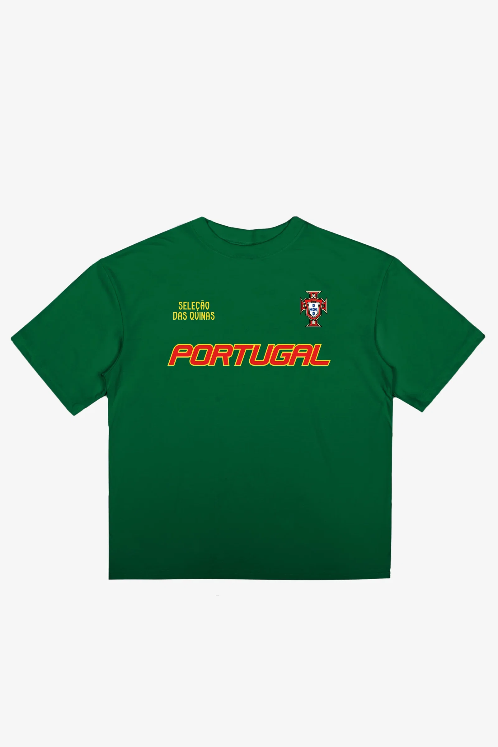 Image of Portugal Tri Logo T-Shirt - Green