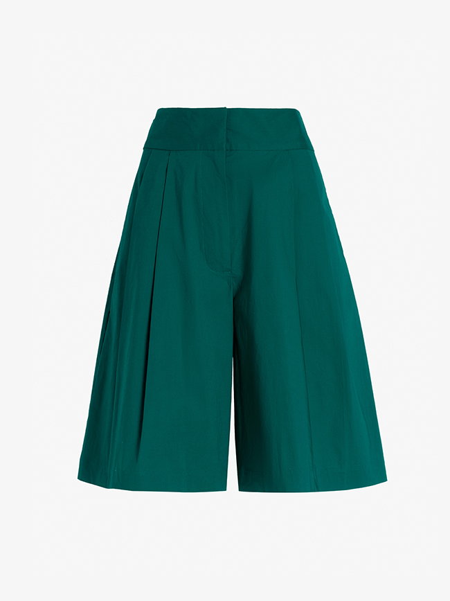 Clio Short in Poplin in spruce