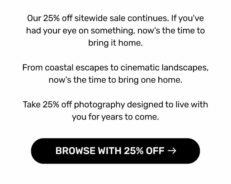 Browse with 25% Off →
