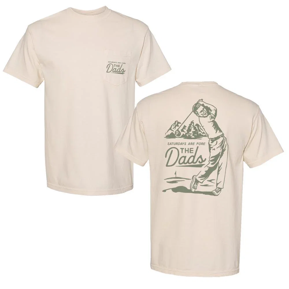 Image of Saturdays Are Fore the Dads Swing Pocket Tee