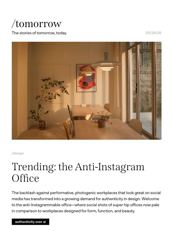 The Anti-Intstagram Office