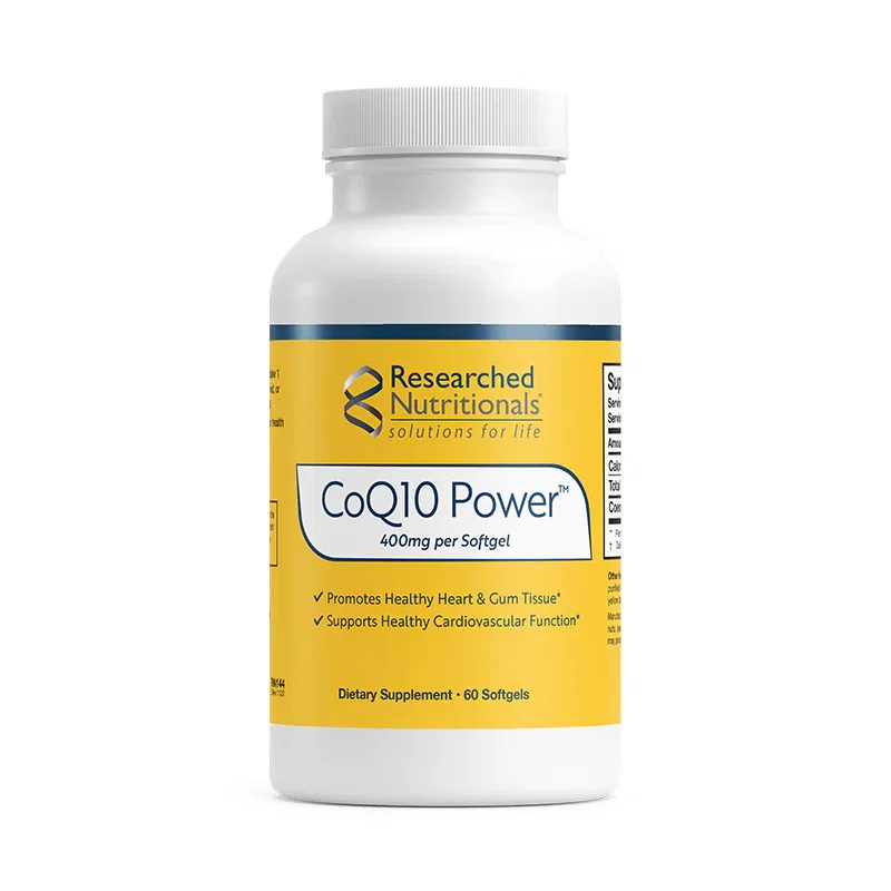Image of CoQ10 Power 400 Mg, 60 Softgels, by Researched Nutritionals