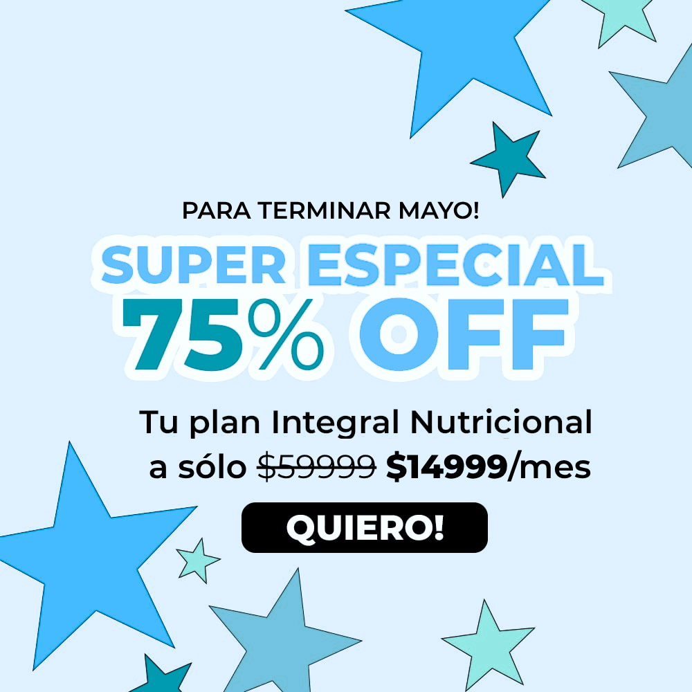 PLAN NUTRICIONAL/ 6 cuotas de $14999 / + 6 MESES GRATIS