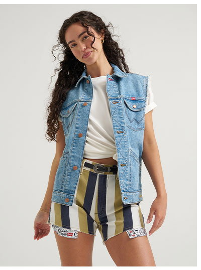 Wrangler x Coors Cut-Off Vest