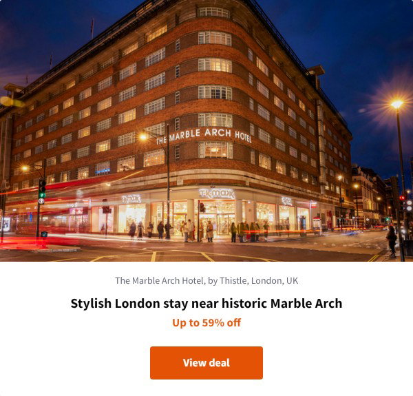 Stylish London stay near historic Marble Arch