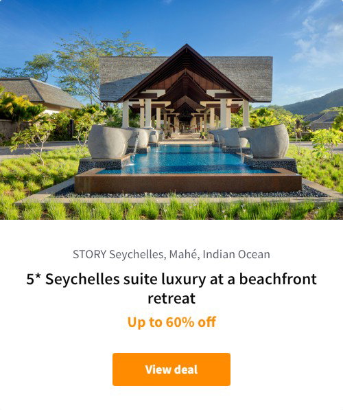 5* Seychelles suite luxury at a beachfront retreat