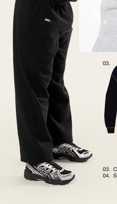 Straight Leg Joggers Solfleece®