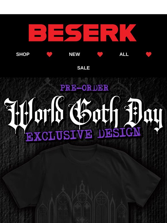 Last Chance! 🖤 Exclusive World Goth Day Shirt 💀