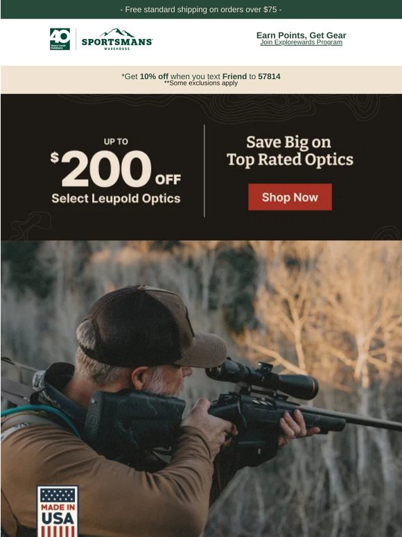 Save Up to $200 on Leupold Optics