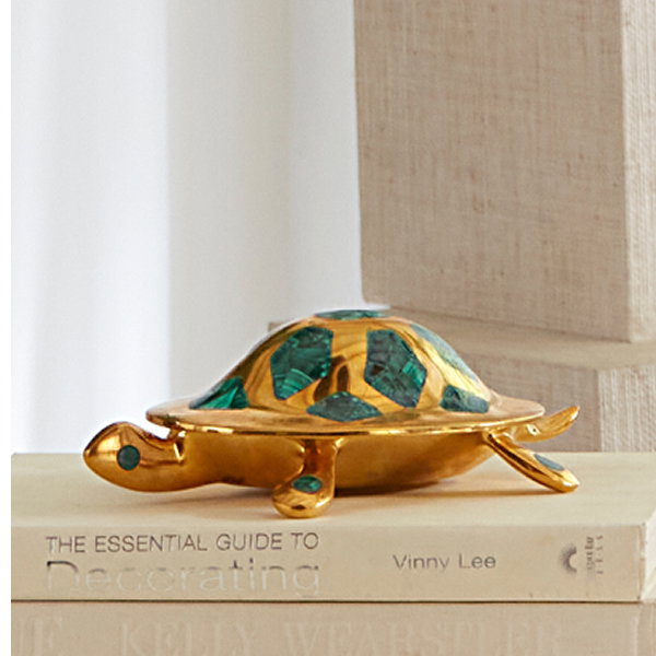 Brass Turtle Box