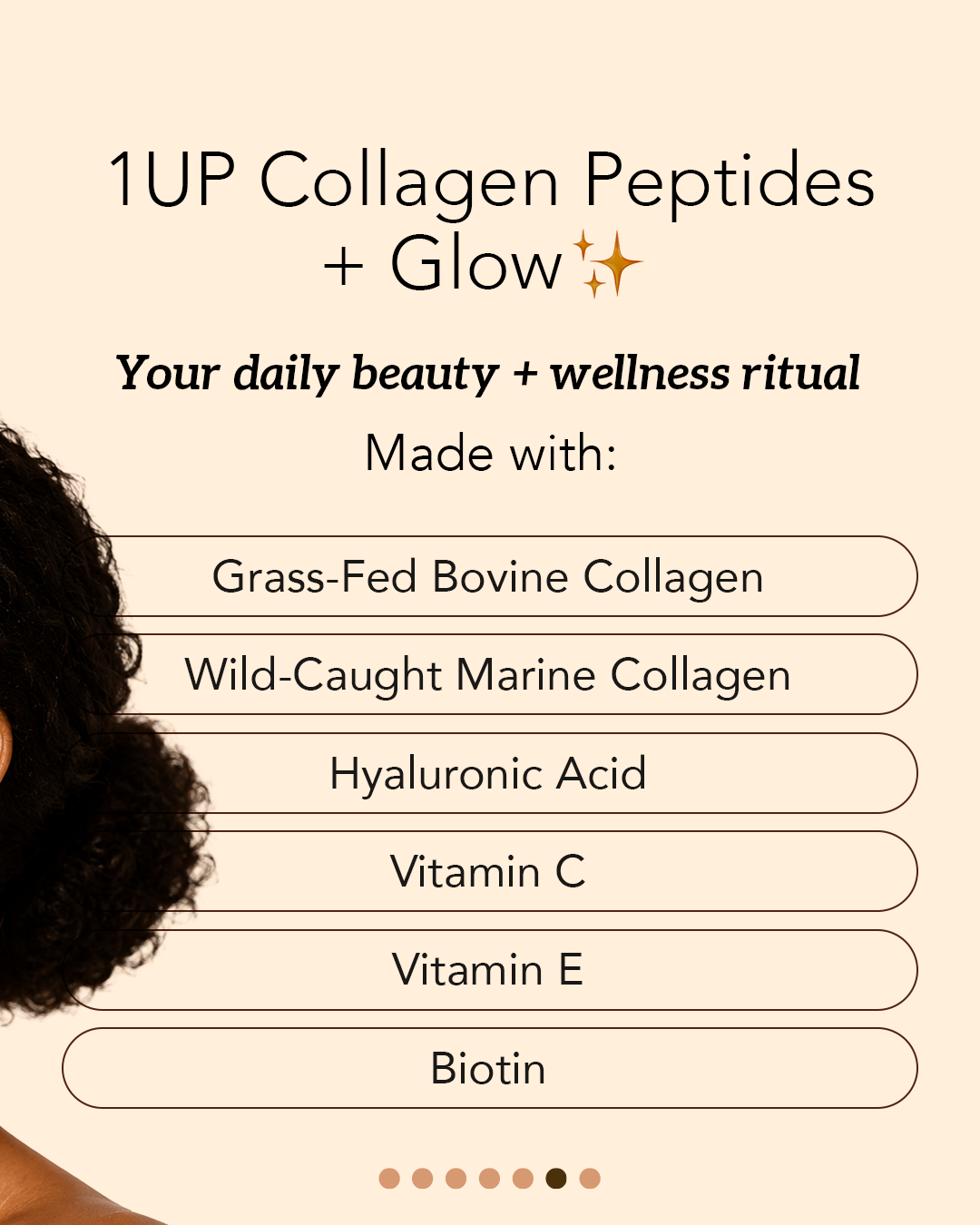 an image of a bottle of collagen with lemons and strawberries