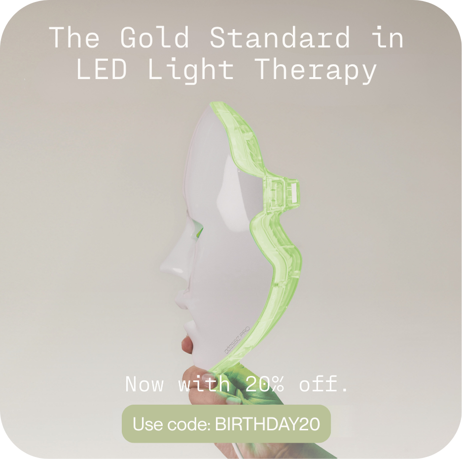 The Gold Standard In LED Light Therapy - now 20% off. Use code: BIRTHDAY20