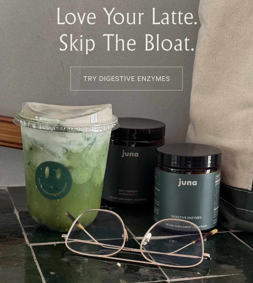 Love Your Latte.  Skip The Bloat. | [Try Digestive Enzymes]