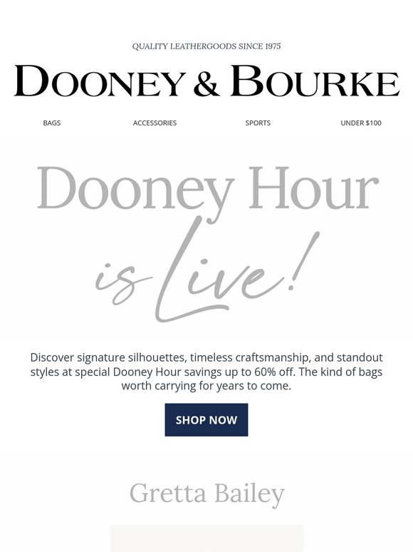 It’s Back: Dooney Hour