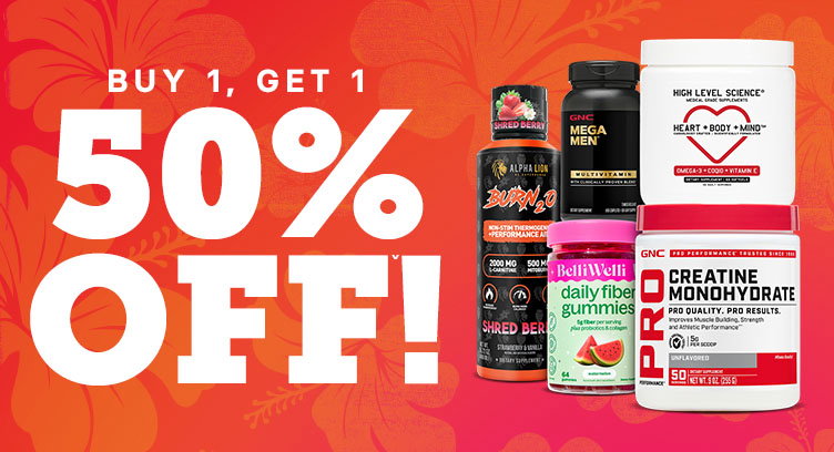 BUY ONE GET ONE 50% OFF