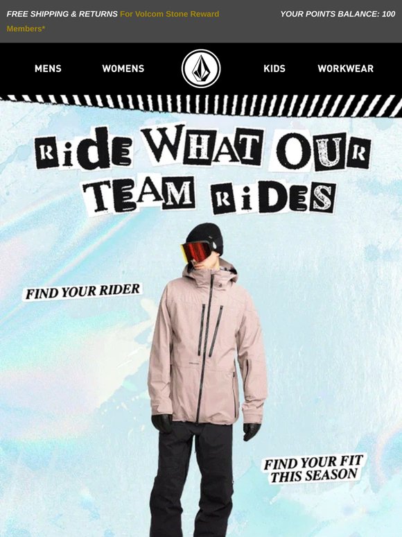 Snow Gear Backed by the Team