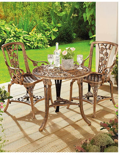 Bronze Bistro Set
