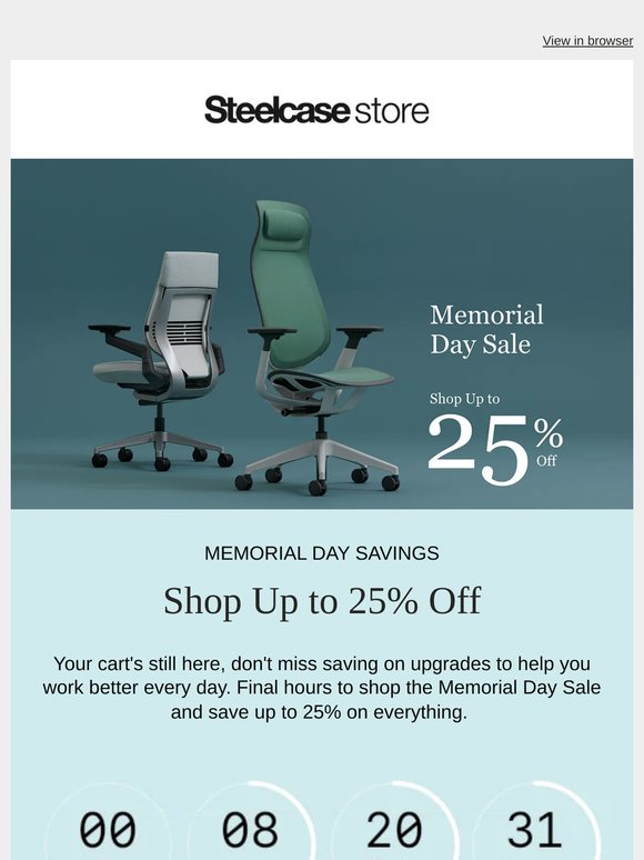 Ends Soon: Memorial Day Sale