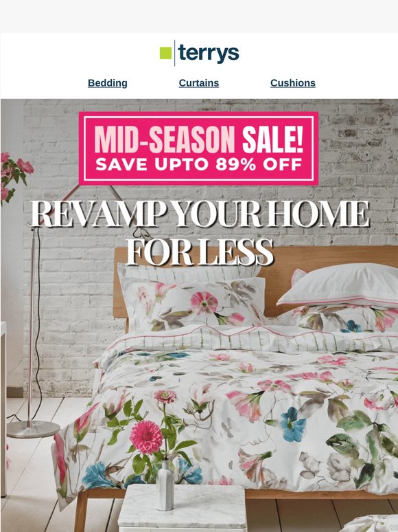 📢 THE 89% OFF MID SEASON SALE CONTINUES
