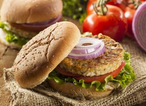 Hamburguesas veganas de garbanzos