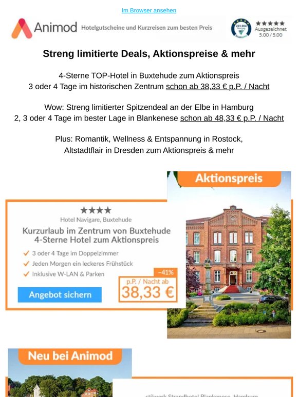 Wow: Streng limitierter Spitzendeal in Hamburg
