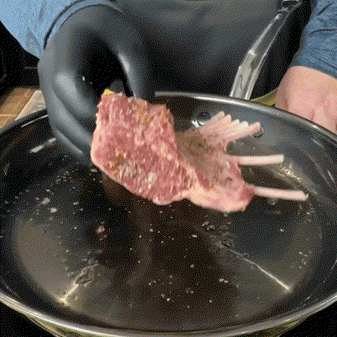 IMG: 12.5-inch NanoBond Skillet on marble countertop
