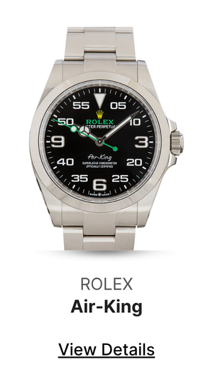 Pre-Owned Rolex Air-King Ref 126900 Black Arabic Dial