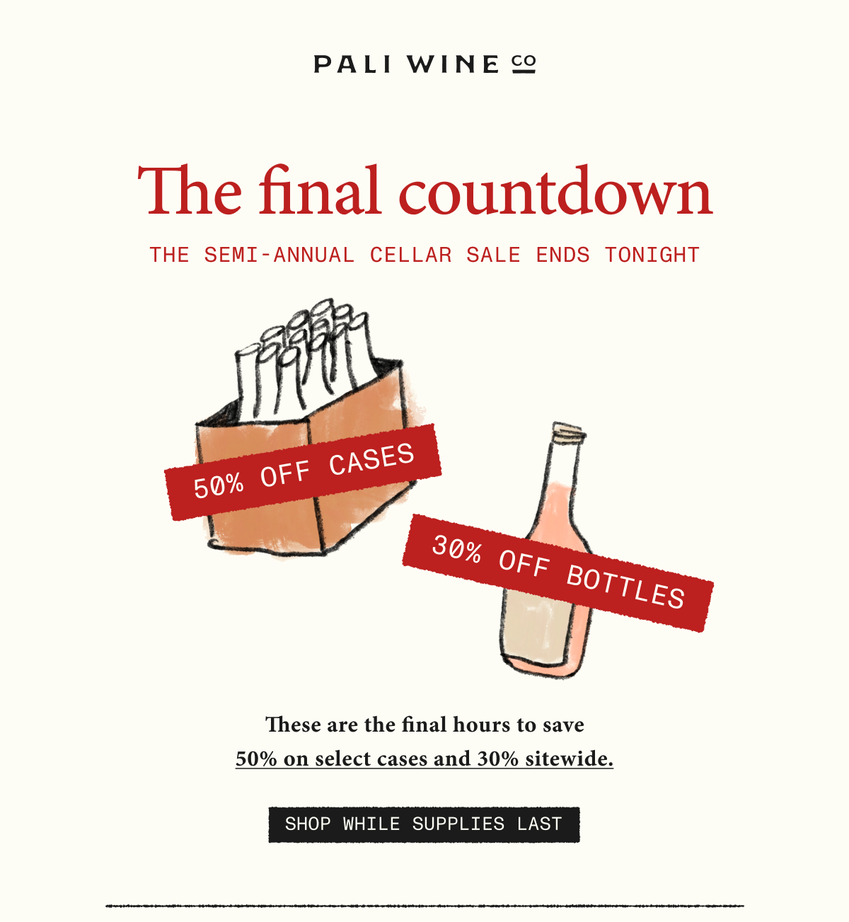 Pali Wine Co. Semi-Annual Cellar Sale