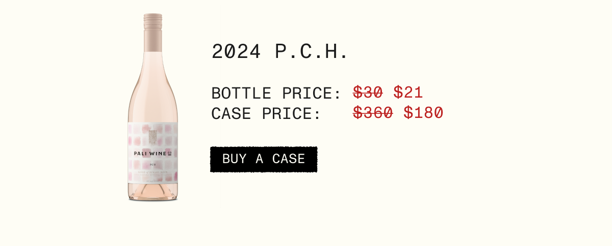 Buy 12 Bottles of ‘P.C.H.’ Rosé of Pinot Noir
