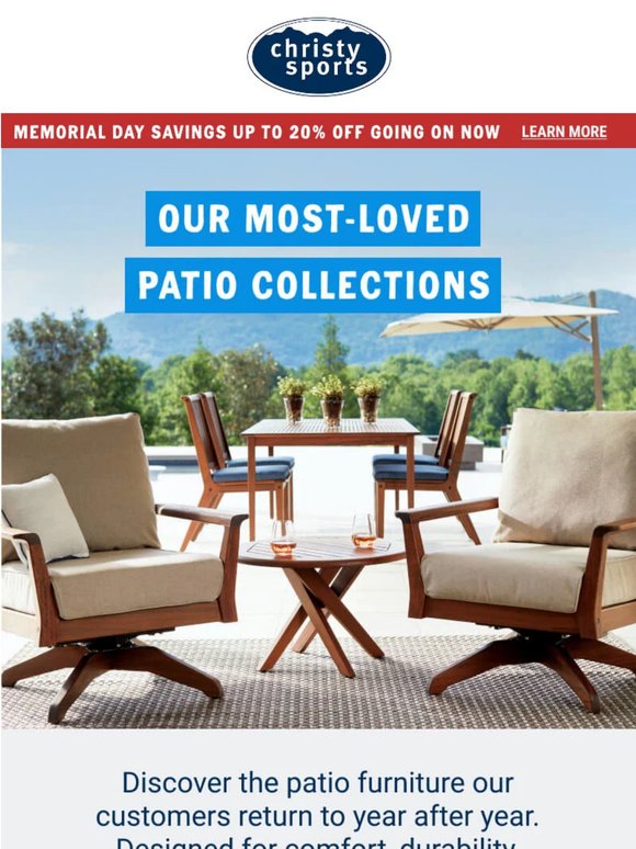 Our most-loved patio collections