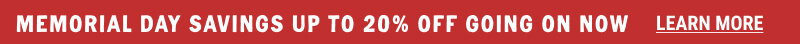 Memorial Day Sale