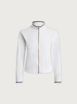 Len Seamless Zip-Through Sweater