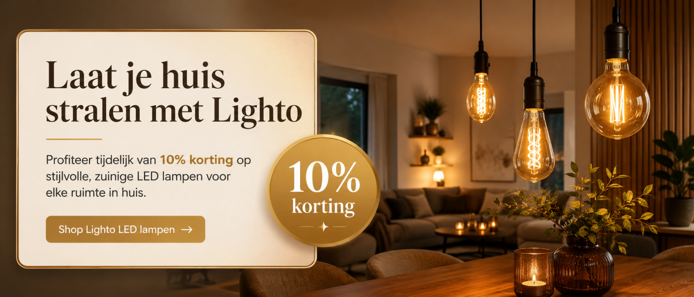  💡Laat je huis stralen met Lighto - nu - 10%