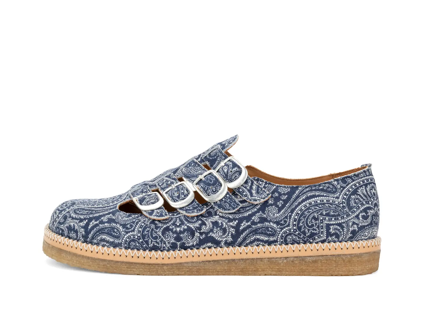 Image of Play Grounders Hula Hoop: Blue Paisley