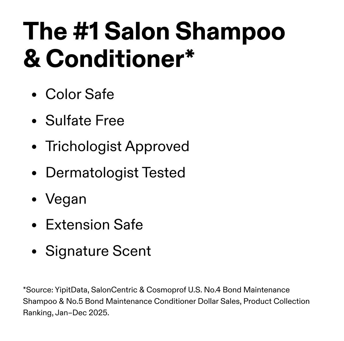 The #1 Salon Shampoo & Conditioner 
