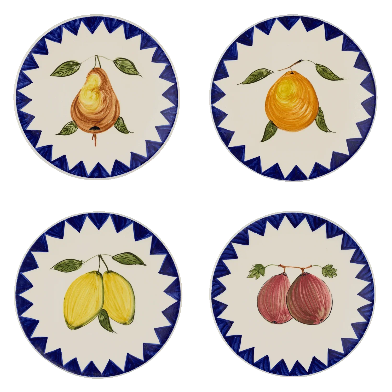 Image of Zigare Fruit Dinner Plate (Set of 4)