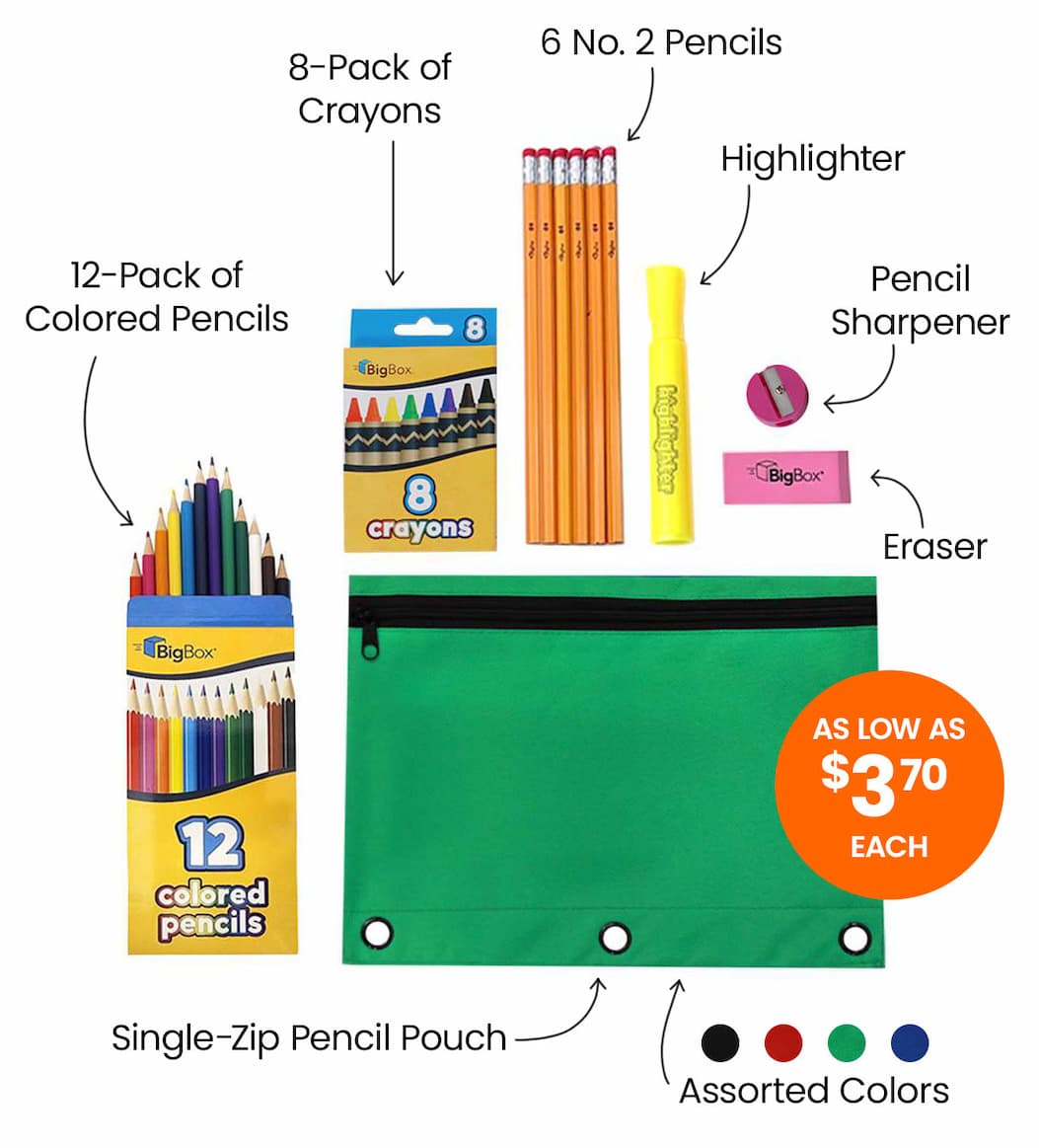 BigBox Value School Kit - 12 Piece