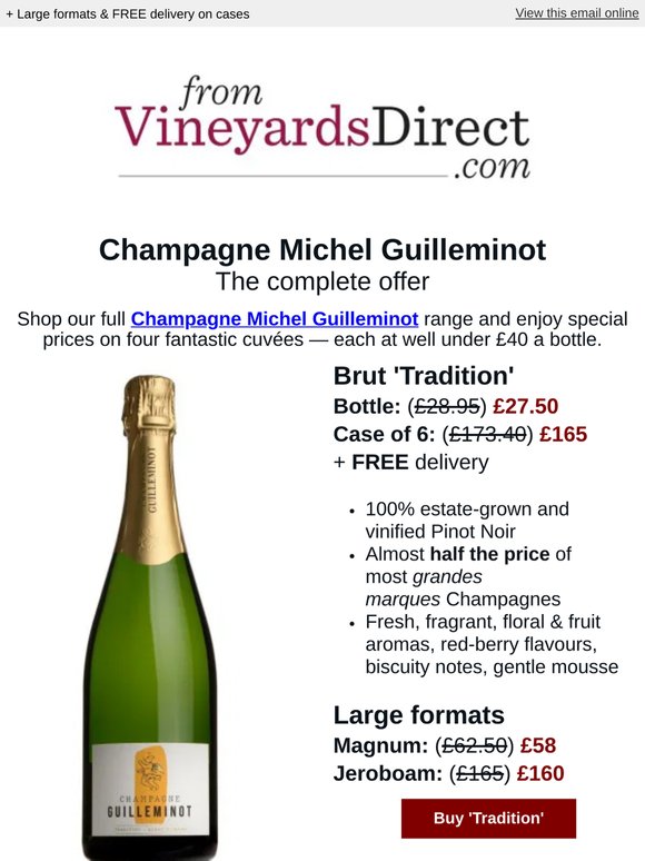 Champagne Michel Guilleminot: The Complete Offer
