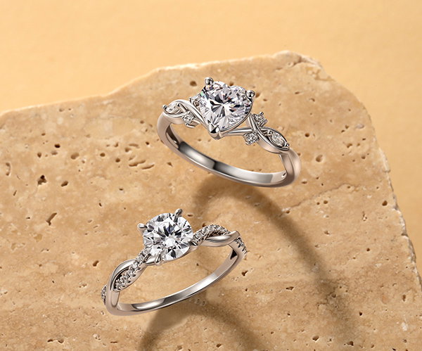 Twist & Infinity Engagement Ring