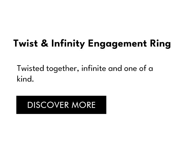 Twist & Infinity Engagement Ring
