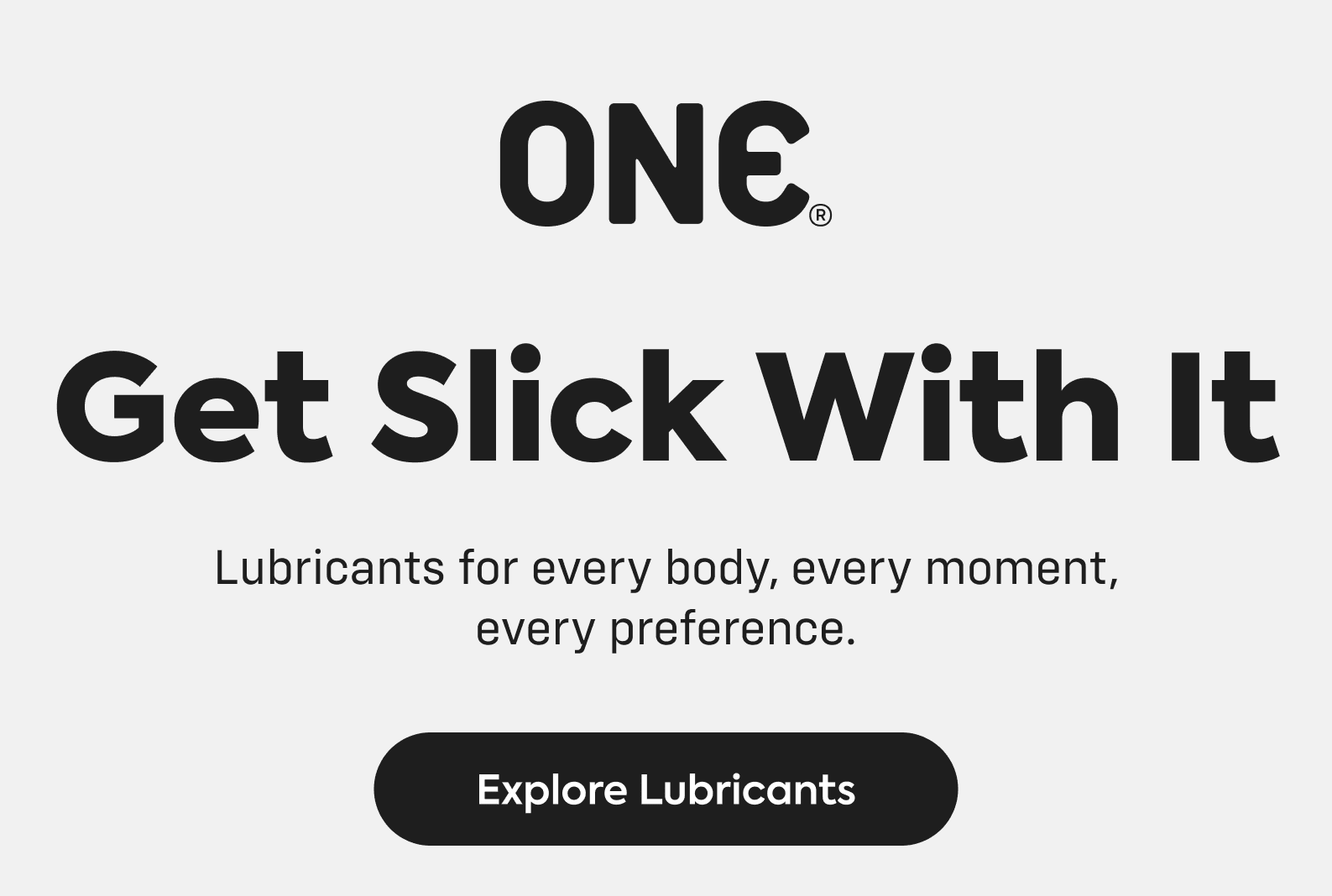 one - get slick with it - explore lubricants