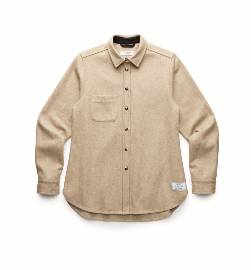 Lightweight Melton Wool | Honey